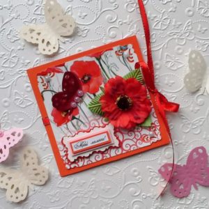 Открытка "Моей мамочке!", 10*10 см.