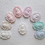 Сеттинг з камеєю гіпсові, 4,6*3,5 см.