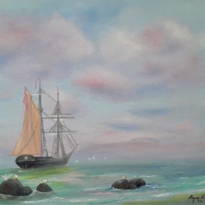 Картина "Штиль", полотно, олія, 2009 р.