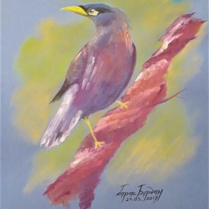 Картина "Птица". 2017 г.