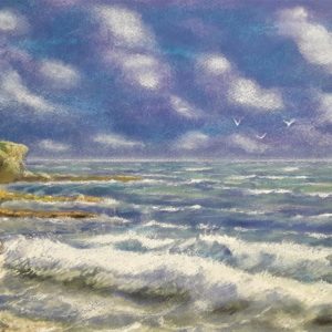 Картина "Морской пейзаж". 2017 г.