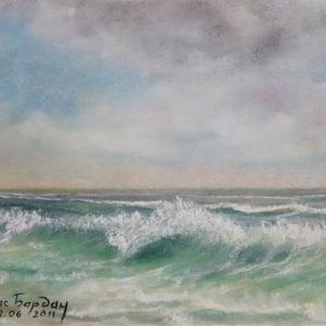 Картина "Средиземное море". 2011 г.