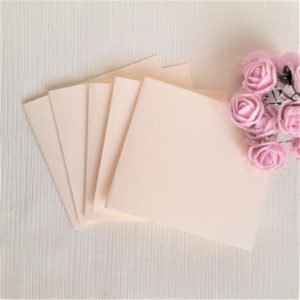 Заготовки для листівок, айворі, фактура льон, 220 гр/м2, 5 штук.