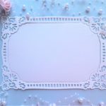Вирубка з паперу та картону "Рамка велика", 20,5*14,5 см, 1 шт.