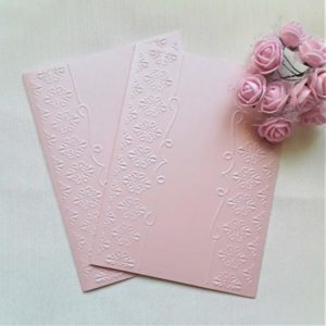 Заготовка для листівки з тисненням, перламутровий, пудровий, 12,5*17,5 см, 285 гр/м2, 1 шт.