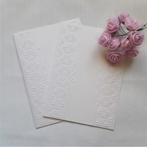 Заготовка для листівки з тисненням, айворі, фактура льон, 12,5*17,5 см, 220 гр/м2, 1 штука.