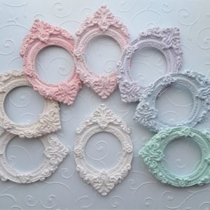 Рамка Ампір, гіпс, 8,7*5,7 см, 1 шт.
