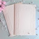 Велика заготовка для листівки, колір айворі, фактура льон, тиснення, 21*14,5 см, 220 гр/м2, 1 шт.