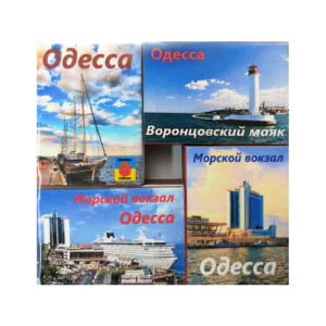 Сірники магніти, набір №001 "Одеса Mix 1", 4 шт.