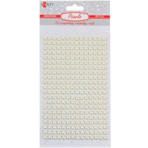 Набір перлин клейових Santi "White pearls", 294 шт.