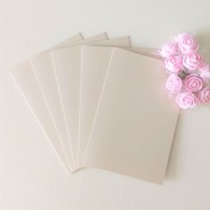 Заготовки для листівок 10*15 см, перламутрові, шампань, 250 гр/м2, 5 штук.