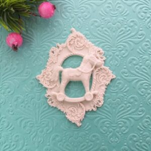 Рамка Мереживна та Конячка, 6,2*7,5 см.