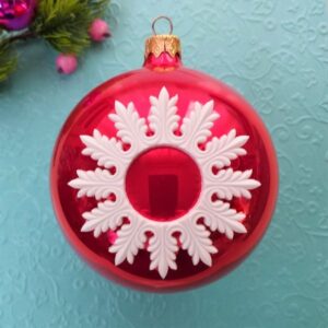 Кругла рамка Сніжинка, гнучка, 6,5 см.