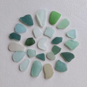 Морське скло Sea glasses №7, 24 шт., 50 грам.