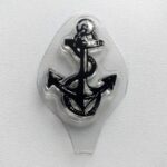 Силіконовий штамп "Морський якір", 4*3 см.