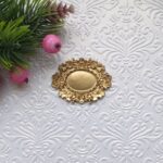 Сеттинг №2 гнучкий, античне золото, 3,3*4,3 см.