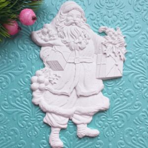Гнучка фігурка Санта з подарунками, 11,5*7,5 см.